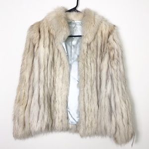 Authentic fox fur coat size medium